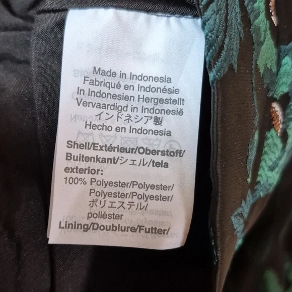 J. Crew Emmie Poppy A-line Black & Green Lined Skirt Size 4, New With Tags - Picture 8 of 16